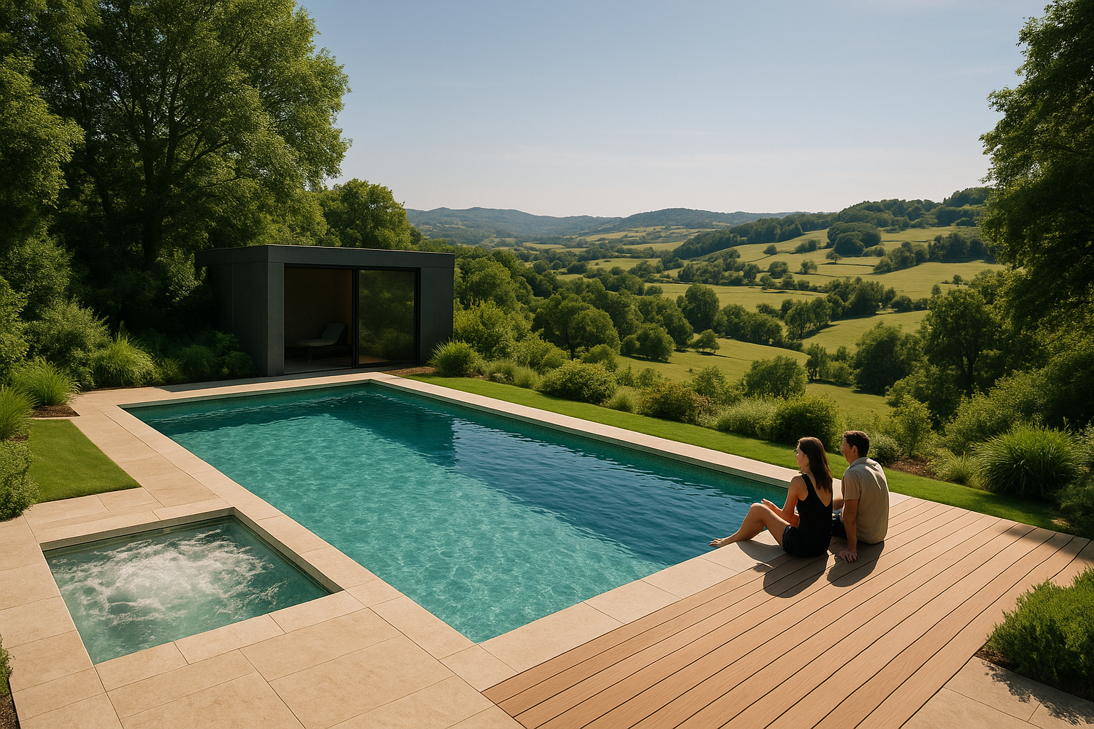 Piscine sur mesure dans le Cantal