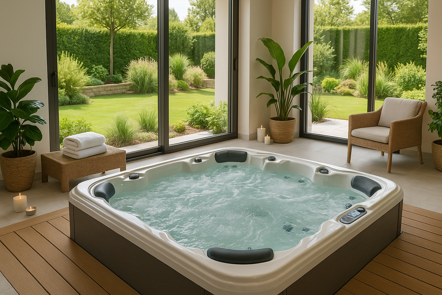 Spa jacuzzi à Bourgoin-Jallieu (38) 2 Spa intérieur design et lumineux