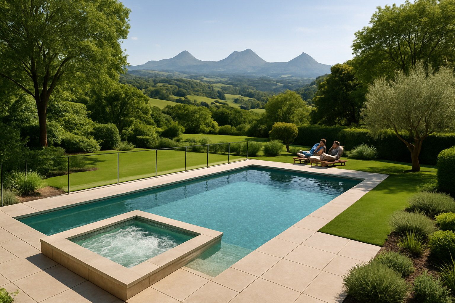 Piscine sur mesure dans le Cantal